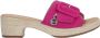Remonte Slippers ELLE-Collection blokhak zomerschoen slippers decoratieve gesp elle-collectie - Thumbnail 5