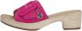 Remonte Slippers ELLE-Collection blokhak zomerschoen slippers decoratieve gesp elle-collectie - Thumbnail 9
