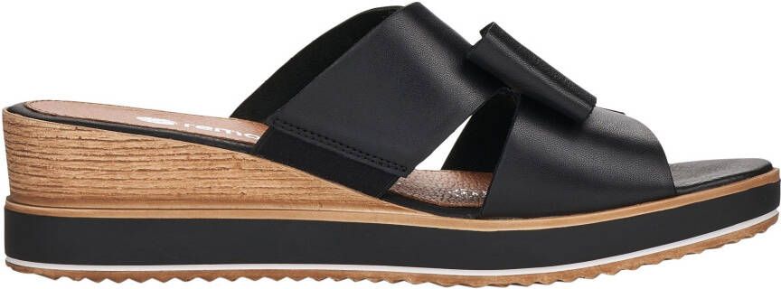 Remonte Slippers sleehak zomerschoen met mooie sierstrik