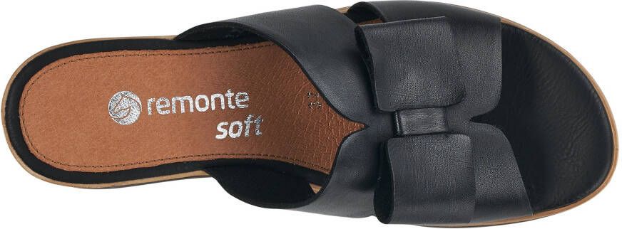 Remonte Slippers sleehak zomerschoen met mooie sierstrik