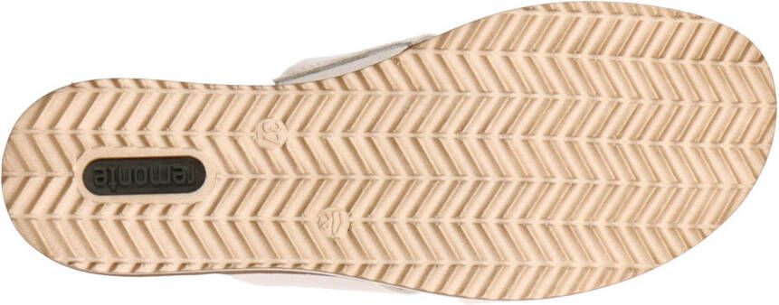Remonte Slippers wedge heel summer shoe slippers with beautiful decorative bow