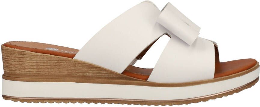 Remonte Slippers wedge heel summer shoe slippers with beautiful decorative bow
