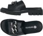 Remonte Slippers blokhak zomerschoen slippers met trendy decoratieve ketting - Thumbnail 17