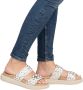 Remonte Slippers plateau comfort schoen zomerschoen met riempjes in vlechtlook - Thumbnail 2