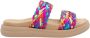 Remonte Slippers plateau comfort schoen zomerschoen met riempjes in vlechtlook - Thumbnail 8