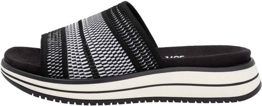 Remonte Slippers sleehak zomerschoen slippers met praktische elastische rand