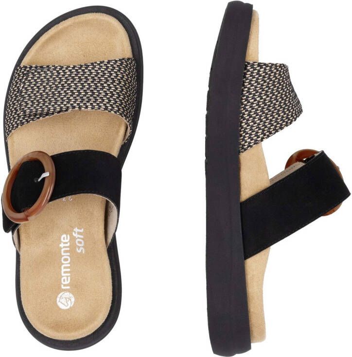 Remonte Slippers zomerschoen instapschoen in vegan verwerking