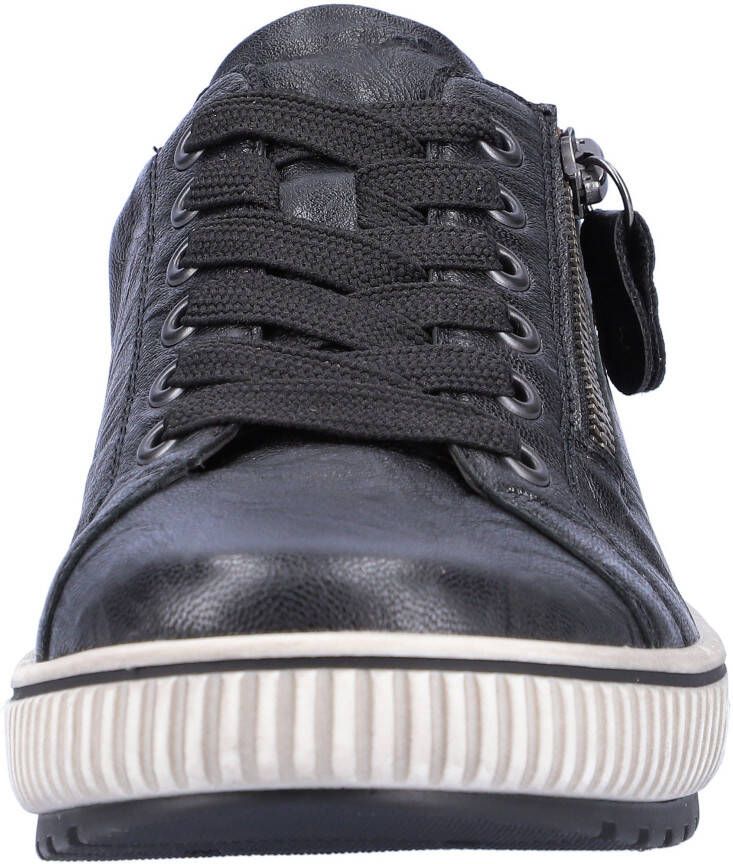 Remonte Plateausneakers vrijetijdsschoen lage schoen veterschoen met buitenrits