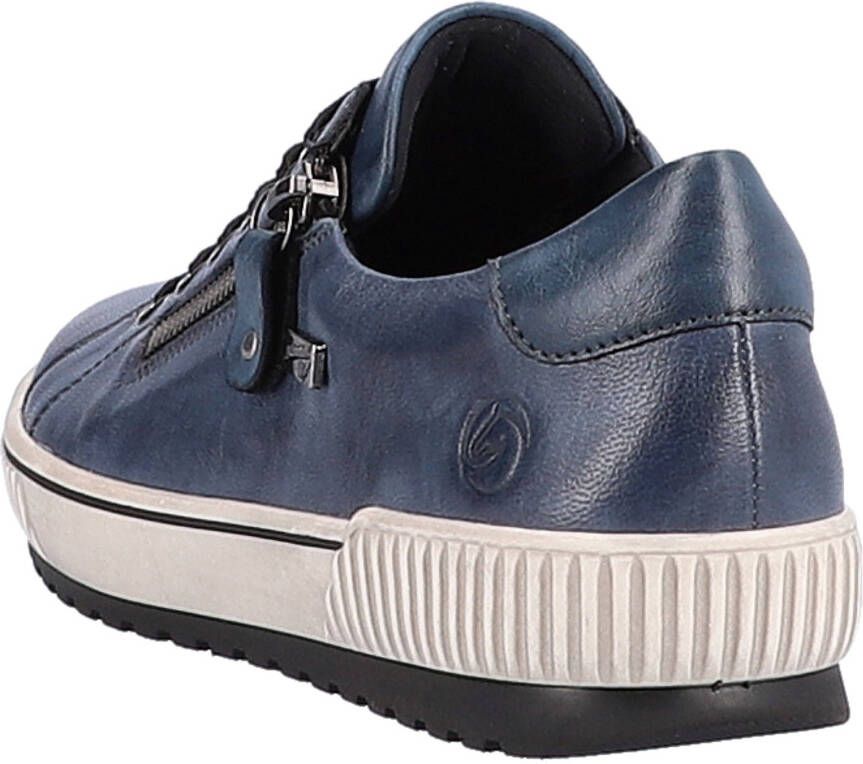 Remonte Plateausneakers vrijetijdsschoen lage schoen veterschoen met buitenrits