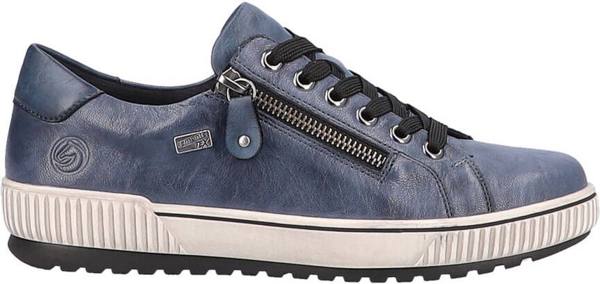 Remonte Plateausneakers vrijetijdsschoen lage schoen veterschoen met buitenrits