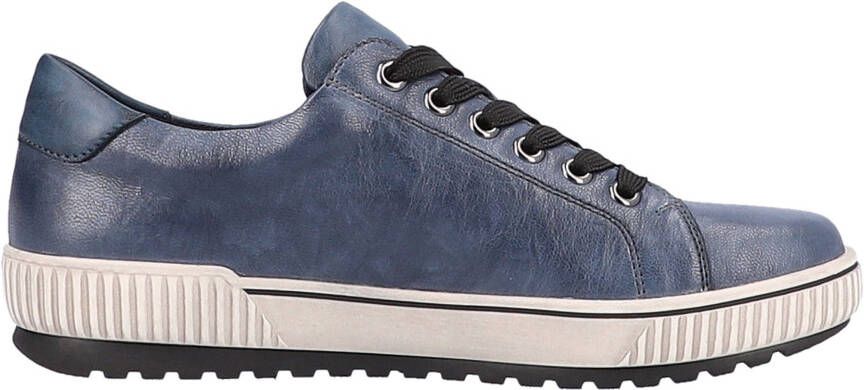 Remonte Plateausneakers vrijetijdsschoen lage schoen veterschoen met buitenrits