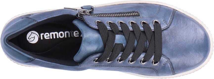 Remonte Plateausneakers vrijetijdsschoen lage schoen veterschoen met buitenrits