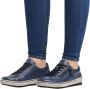 Remonte Plateausneakers vrijetijdsschoen lage schoen veterschoen met buitenrits - Thumbnail 11