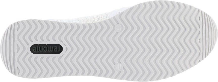 Remonte Sneakers met sleehak met modieuze contrastafwerking vrijetijdsschoen lage schoen veterschoen