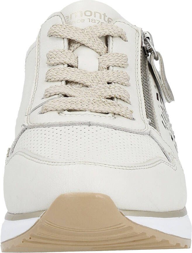 Remonte Sneakers met sleehak met zijrits vrijetijdsschoen halve schoen veterschoen