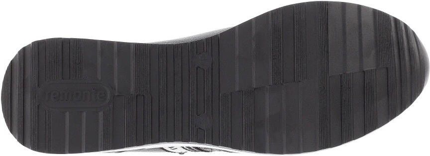 Remonte Sneakers met sleehak met zijrits vrijetijdsschoen lage schoen veterschoen