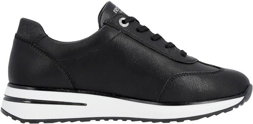 Remonte Sneakers met sleehak met zijrits vrijetijdsschoen lage schoen veterschoen