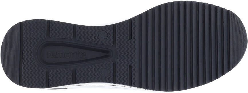 Remonte Sneakers met sleehak vrijetijdsschoen lage schoen veterschoen met metallic contrastaccenten - Foto 10