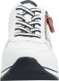 Remonte Sneakers met sleehak vrijetijdsschoen lage schoen veterschoen met metallic contrastaccenten - Thumbnail 8