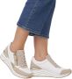 Remonte Sneakers met sleehak vrijetijdsschoen lage schoen veterschoen vegan verwerking - Thumbnail 3