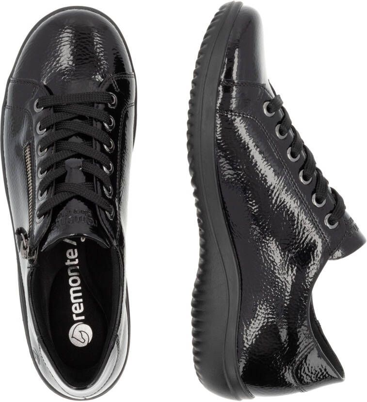 Remonte Sneakers met sleehak vrijetijdsschoen lage schoen comfort schoen met uitneembare inlegzool
