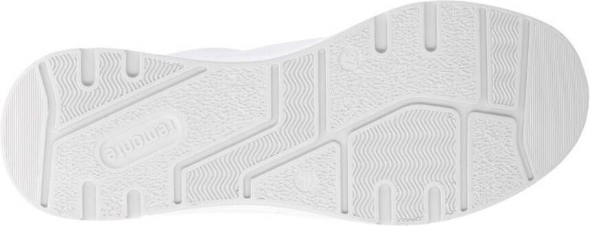 Remonte Sneakers met sleehak Elisabeth Hurley-Collection vrijetijdsschoen lage schoen veterschoen met uitneembare zachte inlegzool