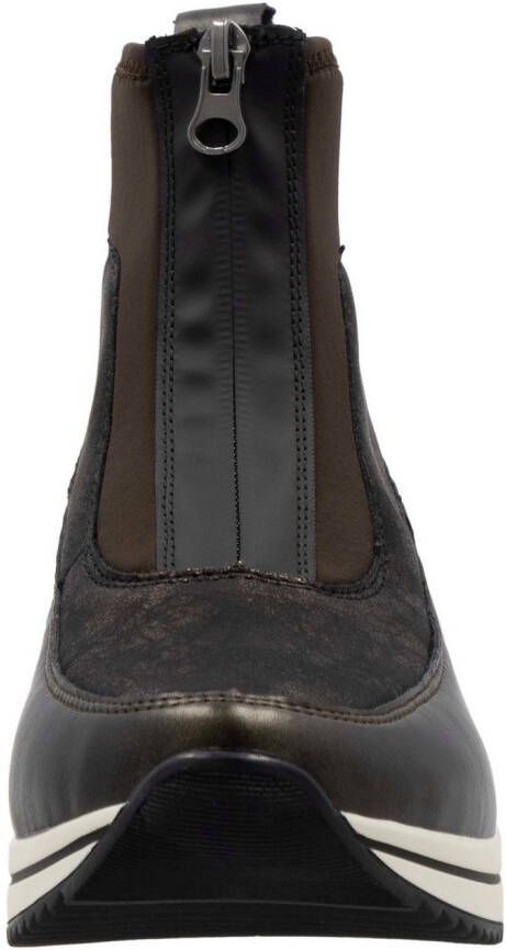 Remonte Sneakers met sleehak instaplaarzen vrijetijdsschoenen high-top sneakers voorrits