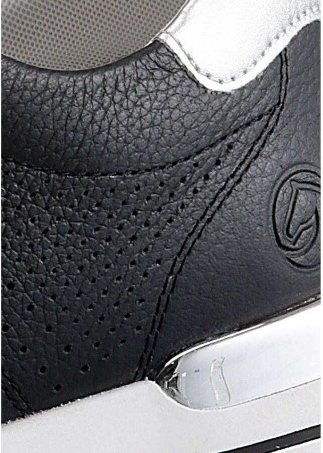 Remonte Sneakers met sleehak met gepolsterde voetbed vrijetijdsschoen lage schoen veterschoen