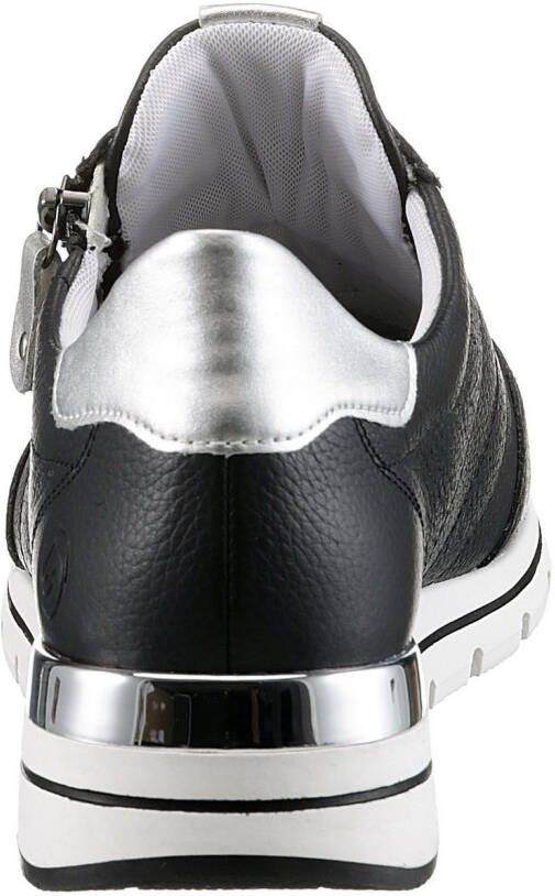 Remonte Sneakers met sleehak met gepolsterde voetbed vrijetijdsschoen lage schoen veterschoen
