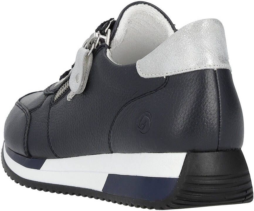 Remonte Sneakers met sleehak vrijetijdsschoen lage schoen veterschoen in smalle vorm