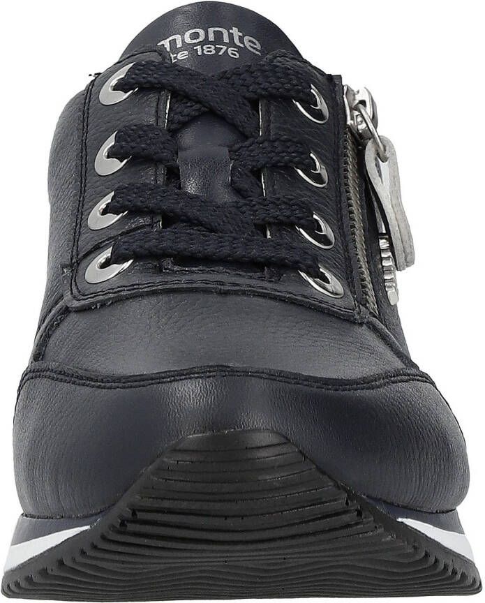 Remonte Sneakers met sleehak vrijetijdsschoen lage schoen veterschoen in smalle vorm
