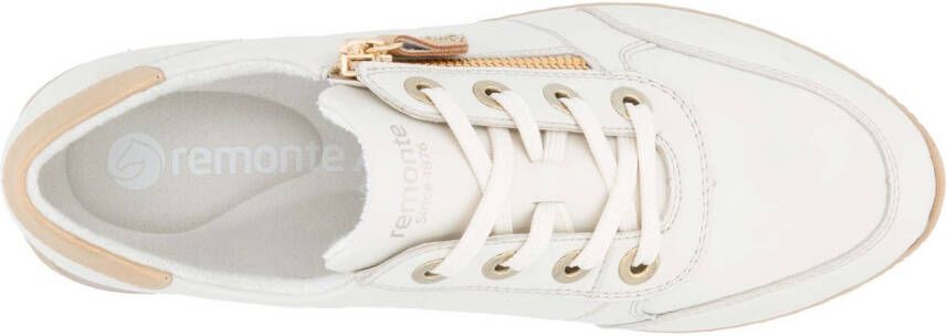 Remonte Sneakers met sleehak vrijetijdsschoen lage schoen veterschoen in smalle vorm