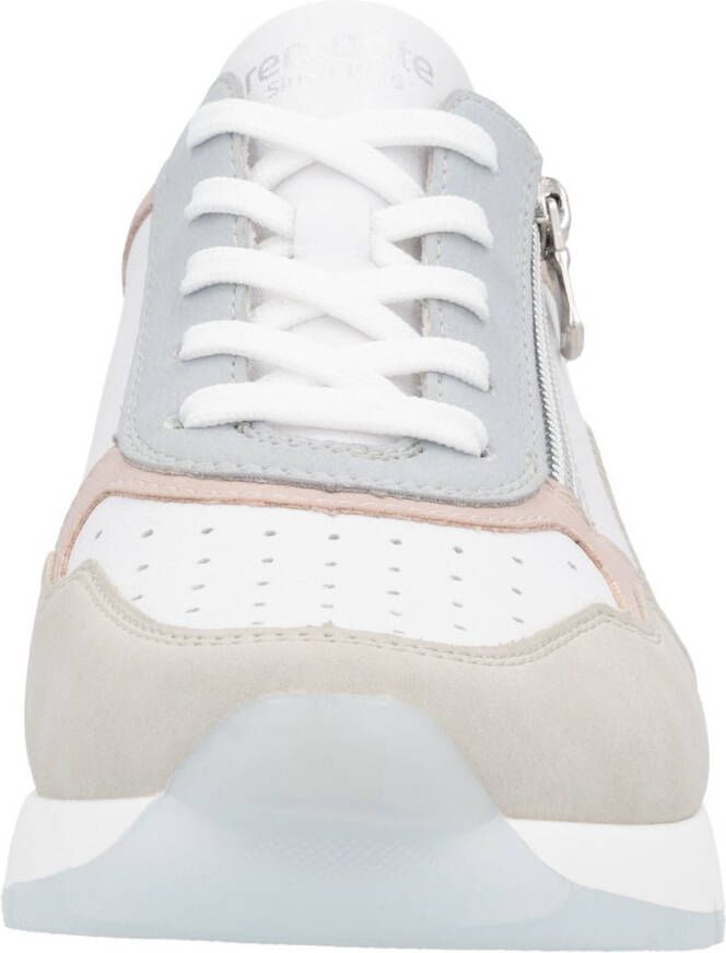Remonte Sneakers met sleehak vrijetijdsschoen lage schoen veterschoen met gepolsterde schacht