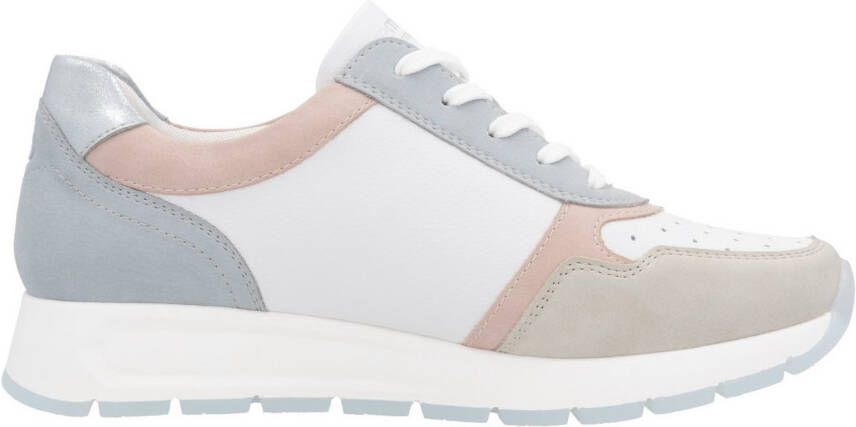 Remonte Sneakers met sleehak vrijetijdsschoen lage schoen veterschoen met gepolsterde schacht