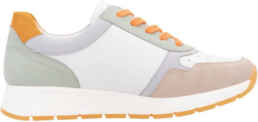 Remonte Sneakers met sleehak vrijetijdsschoen lage schoen veterschoen met gepolsterde schacht