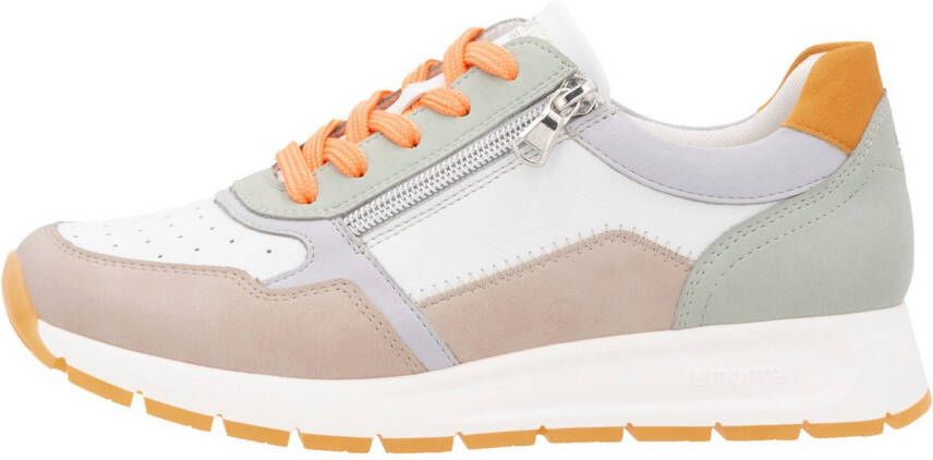 Remonte Sneakers met sleehak vrijetijdsschoen lage schoen veterschoen met gepolsterde schacht