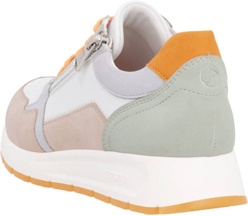 Remonte Sneakers met sleehak vrijetijdsschoen lage schoen veterschoen met gepolsterde schacht