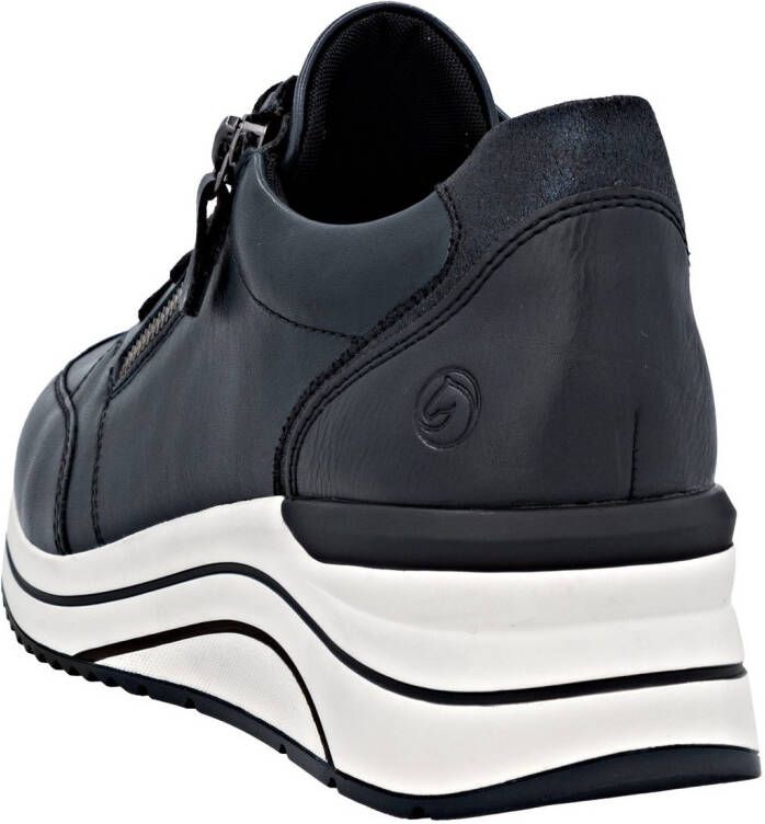 Remonte Sneakers met sleehak vrijetijdsschoen lage schoen veterschoen met riekertex-membraan