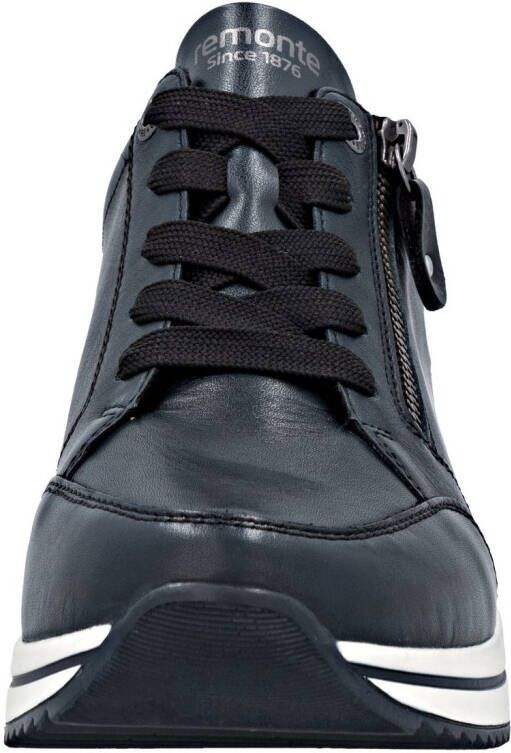 Remonte Sneakers met sleehak vrijetijdsschoen lage schoen veterschoen met riekertex-membraan