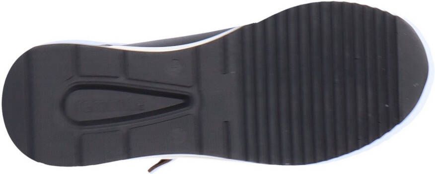 Remonte Sneakers met sleehak vrijetijdsschoen lage schoen veterschoen met goudkleurige logo-hanger