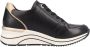 Remonte Sneakers met sleehak vrijetijdsschoen lage schoen veterschoen met goudkleurige logo-hanger - Thumbnail 7