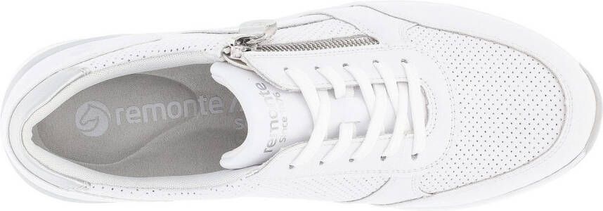 Remonte Sneakers met sleehak vrijetijdsschoen lage schoen veterschoen met schachtversteviging