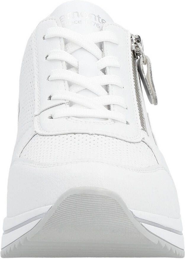 Remonte Sneakers met sleehak vrijetijdsschoen lage schoen veterschoen met schachtversteviging