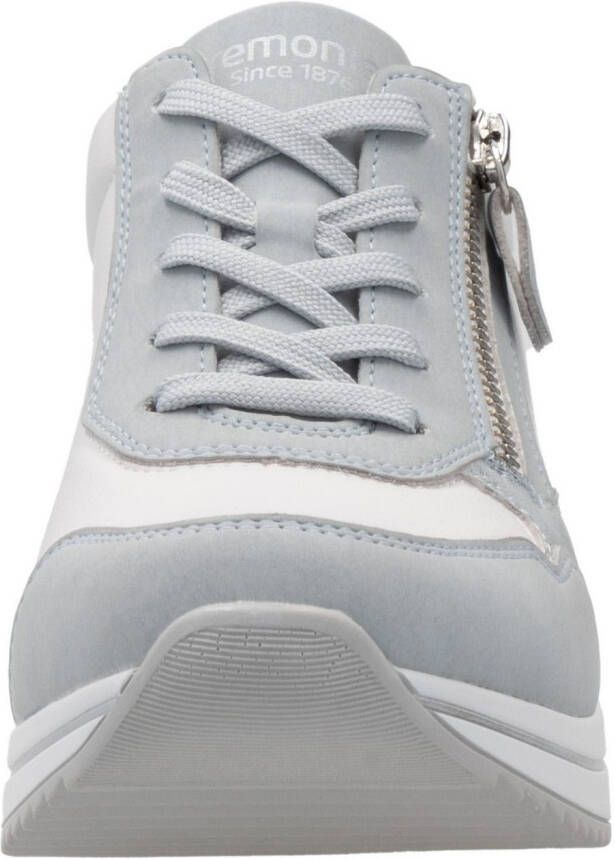 Remonte Sneakers met sleehak vrijetijdsschoen lage schoen veterschoen vegan verwerking
