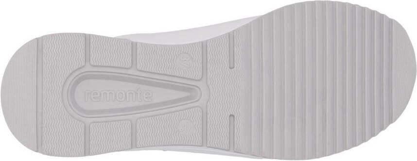 Remonte Sneakers met sleehak vrijetijdsschoen lage schoen veterschoen vegan verwerking
