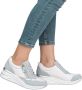 Remonte Sneakers met sleehak vrijetijdsschoen lage schoen veterschoen vegan verwerking - Thumbnail 4