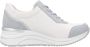 Remonte Sneakers met sleehak vrijetijdsschoen lage schoen veterschoen vegan verwerking - Thumbnail 15