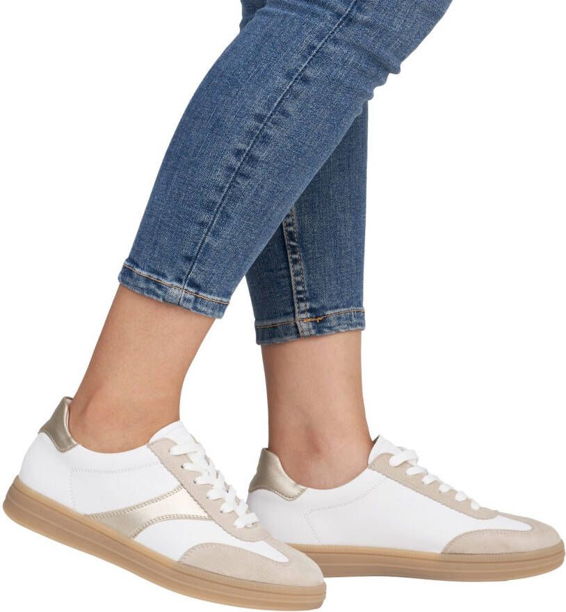Remonte Sneakers vrijetijdsschoen lage schoen veterschoen met gepolsterde schacht