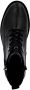 Remonte Zwarte Leren Veterboots Dames Zwart - Thumbnail 9