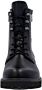 Remonte Zwarte Leren Veterboots Dames Zwart - Thumbnail 4